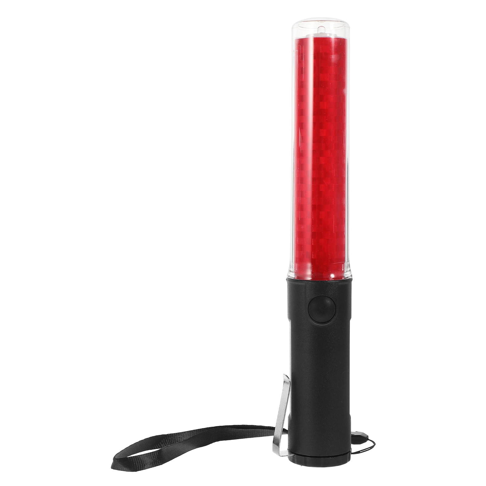 LED Warning Light 26cm Red Traffic Glow Stick for Concert Party Reusable Luminous Evacuation Signal Lamp