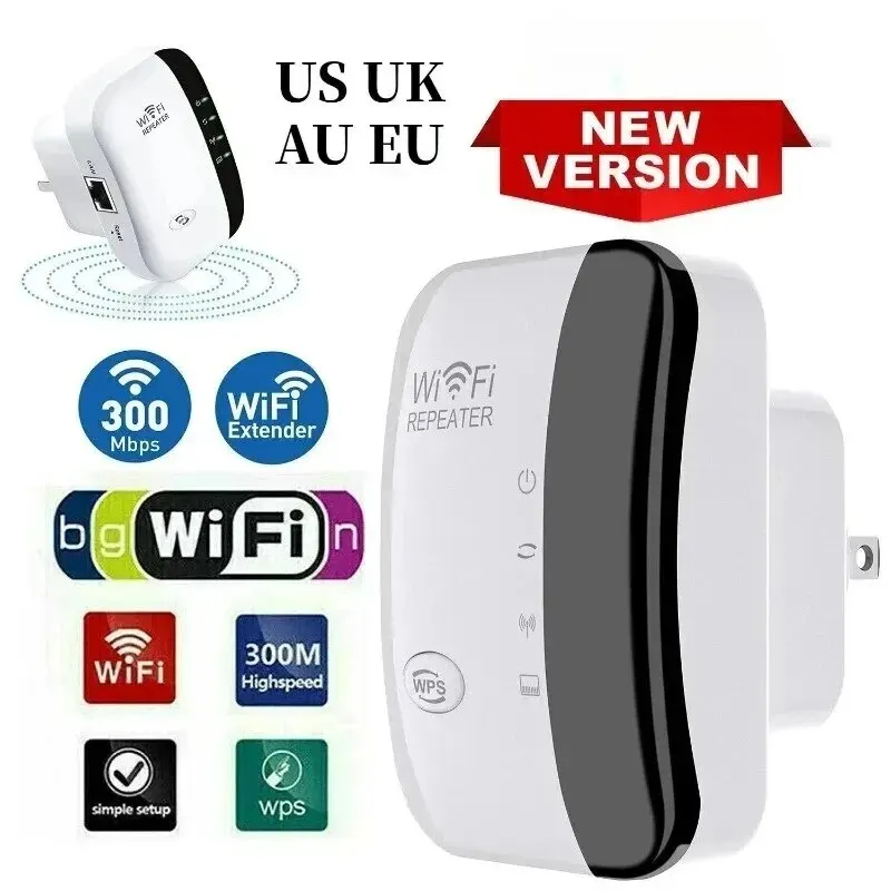 Amplificador de sinal sem fio wifi extensor pequeno panino cozido no vapor repetidor de rede ap banda larga roteador doméstico extensão de amplificação de sinal