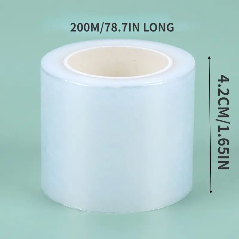 ฝาครอบพลาสติกห่อฟิล์มสําหรับขนตาพืช Eyebrow Tattoo, ห่อพลาสติกแบบใช้แล้วทิ้งสําหรับ Make Up Tattoo Clear Wrap