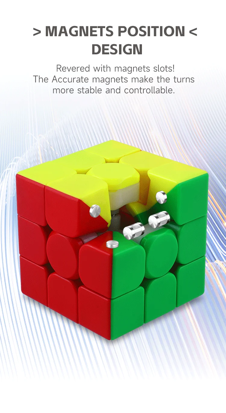 3X3X3 Magische Kubus Magnetische Stress Reductie Puzzel Professionele Opleiding Vlotte Snelheid Wedstrijd Kinderen Speelgoed Geschenken