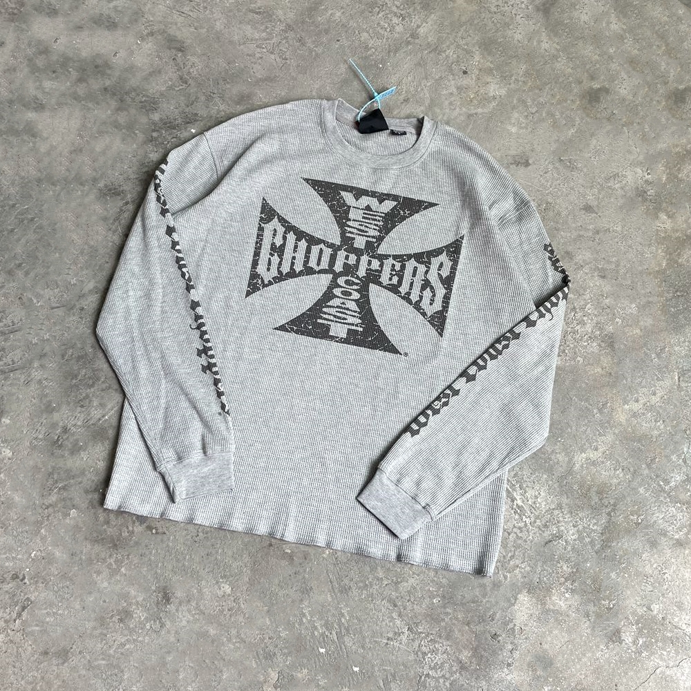 Yao888 Vintage Loose Streetwear HipHop Sanskrit Logo Print Tee Long Sleeve Oversize Y2k Wysokiej jakości modna koszulka dla mężczyzn