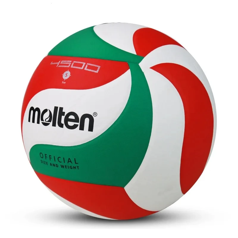 Molten วอลเลย์บอลขนาด 5 วอลเลย์บอล PU Ball สําหรับนักเรียนผู้ใหญ่และวัยรุ่นการแข่งขันการฝึกอบรมกลางแจ้งในร่ม FLISTATEC
