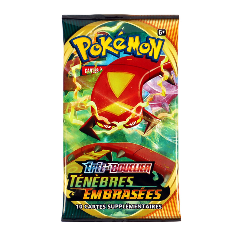 Pokémon TCG เวอร์ชันฝรั่งเศส: Sword & Shield Darkness Ablaze Booster Box การ์ด Pokemon 36 แพ็คกล่อง