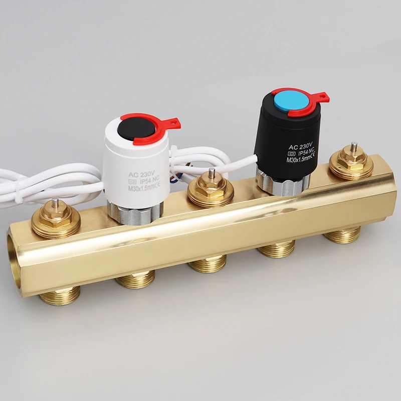 230V 常閉 NC M30 * 1.5 ミリメートル電気サーマルアクチュエータ床暖房用 TRV サーモスタットラジエーターバルブ