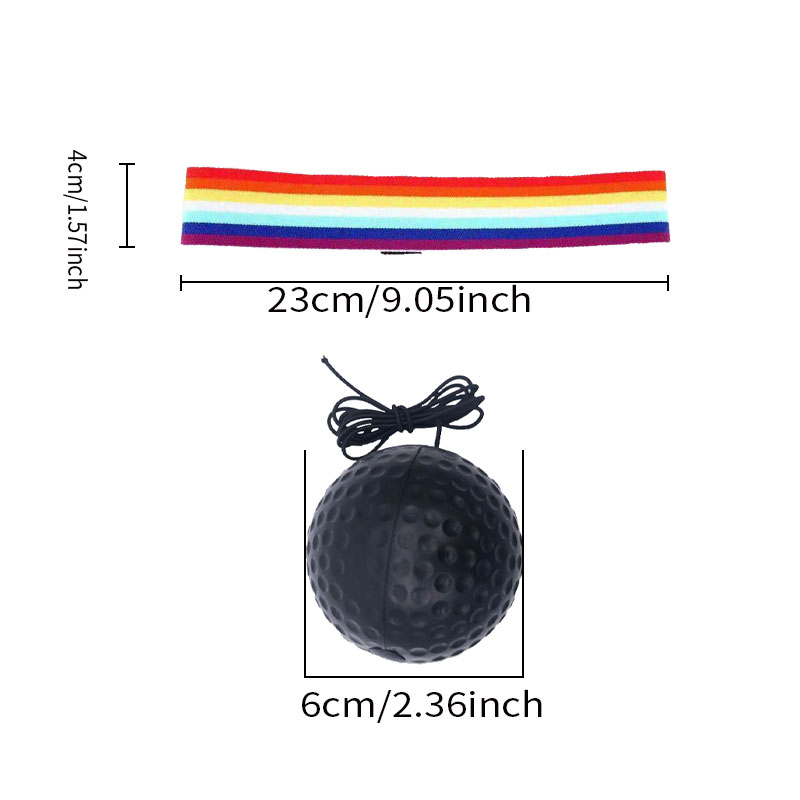 1 PC Boxing Reaction Ball Boxing Speed Ball Decompression Dodge Sanda อุปกรณ์การฝึกอบรมบ้านมวยหัว Reaction Targe