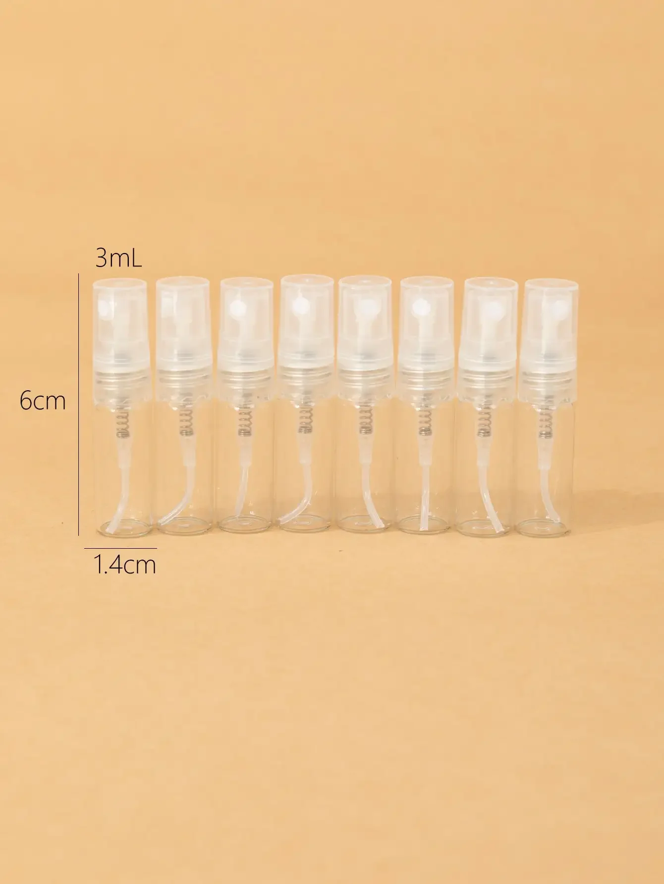 베스트 셀러 8/16/Piece 2 3 5 10ml 고품질 투명 유리 향수병 미니 울트라 파인 스프레이 병 휴대용 여행