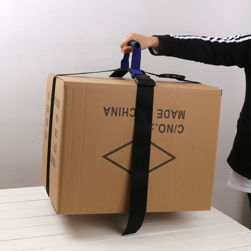 Bagagem Cross Strap com alça, Bagagem Belt Rope, Levantamento seguro, Carregando caixas pesadas, Mercearia Carry Strap