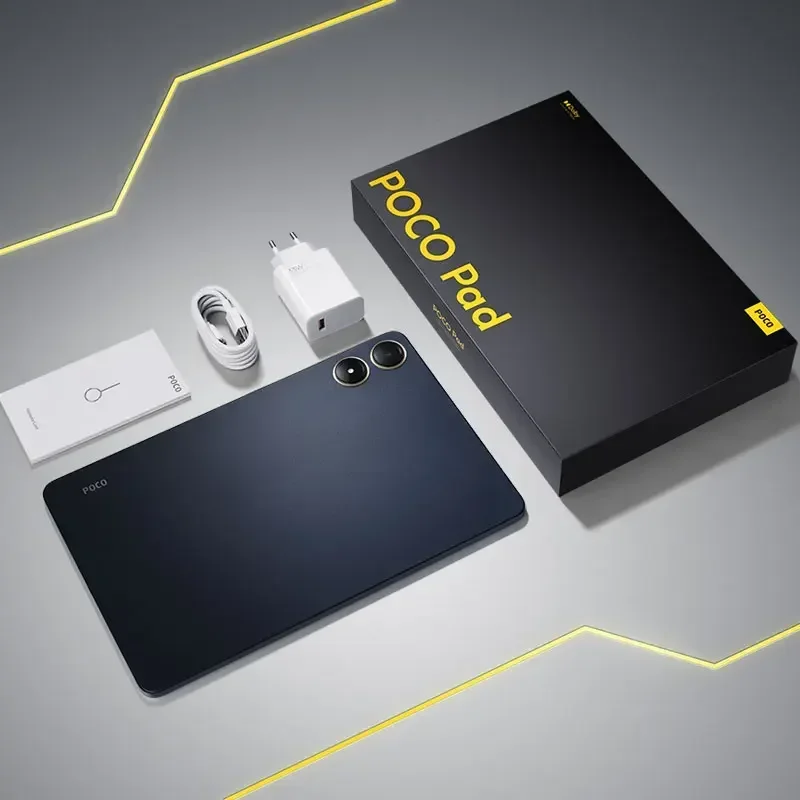 ใหม่ทุกรุ่น POCO Pad 12.1 ''120Hz 2.5K Display Snapdragon 7S Gen 2 OCTA Core Processor 33W 10000mAh แบตเตอรี่ลำโพงสี่ตัว