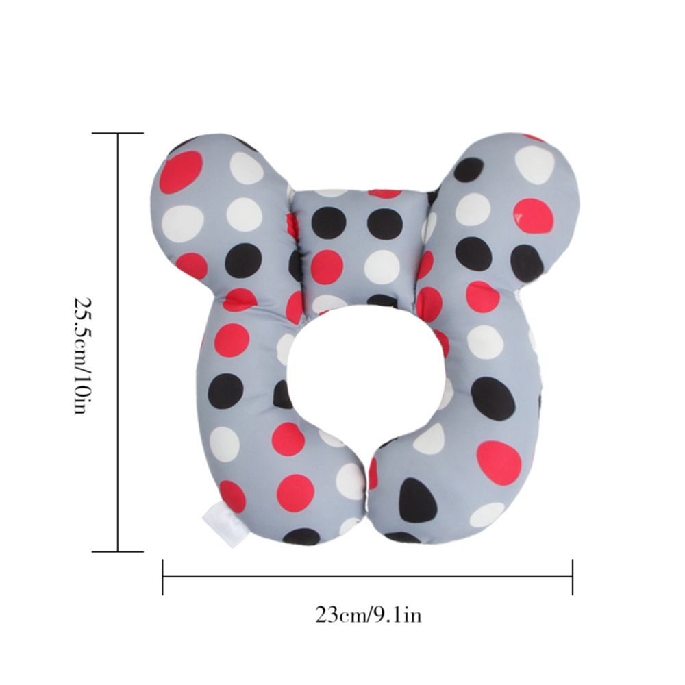 어린이용 U 모양 목 지지대 베개, 여행 카시트, 머리 및 목 베개, 머리 받침, 머리 보호 쿠션