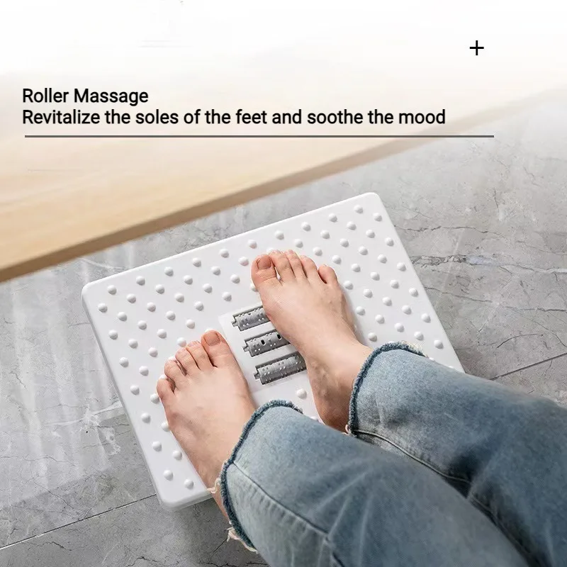 Sob a mesa pedal anti-torção pernas meio círculo 180 °   pedal de escritório com estribos de lazer e relaxamento de balanço