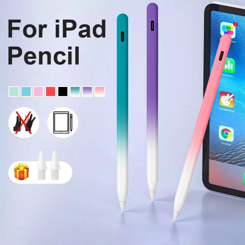 Para Apple Pencil 2 1 pantalla de potencia de rechazo de palma accesorios para iPad iPad 2022 2021 2020 2019 2018 Pro 11 12,9 Mini lápiz óptico de aire