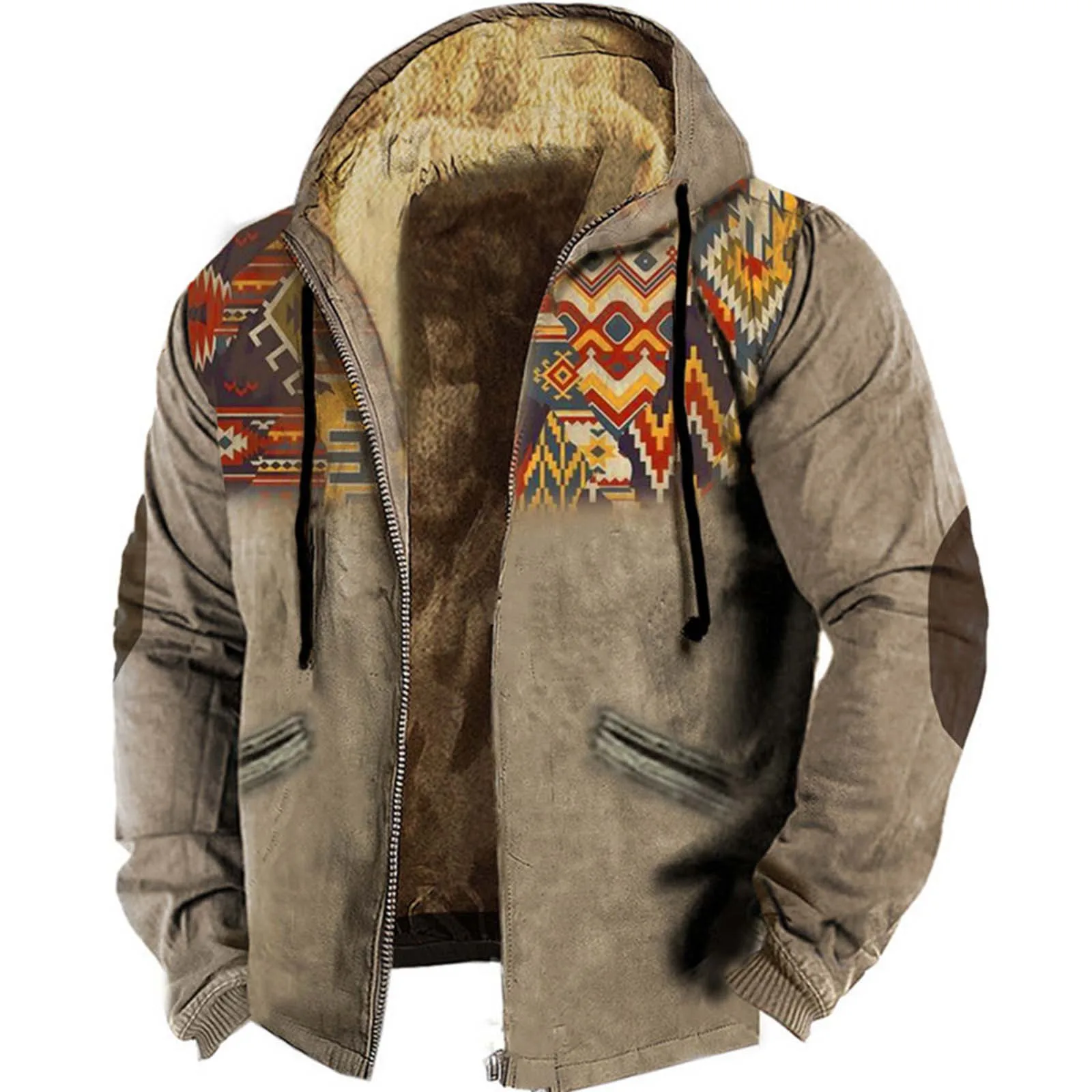 Vintage Y2k Rits Golf Hoodie Voor Mannen Mode Jas Etnische Heren Truien 3d Jersey Sweatshirt Lange Mouw Casual Kleding