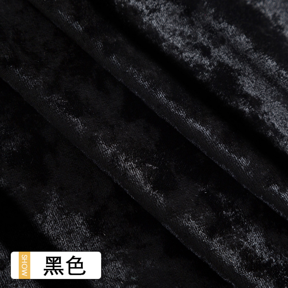 Golddiamant-Samtstoffe, verdickte vierseitige Stretch-Tischlampe, Dekoration, schwarzes Samtkissen, Kleidersack, Sofa-Kleidung