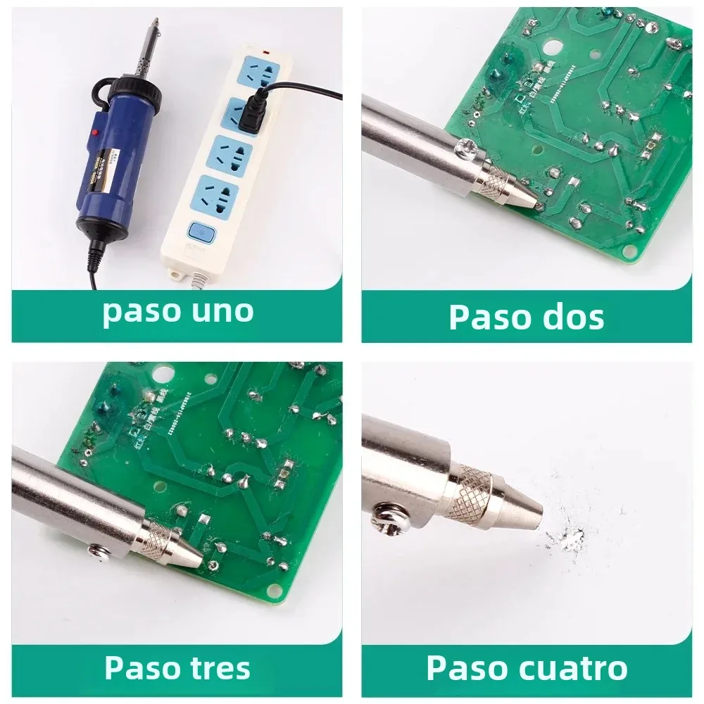 LUXIANZI 30w/40w potente bomba desoldadora eléctrica succión estaño herramienta de eliminación al vacío herramientas de soldadura manual pistola desoldadora de hierro