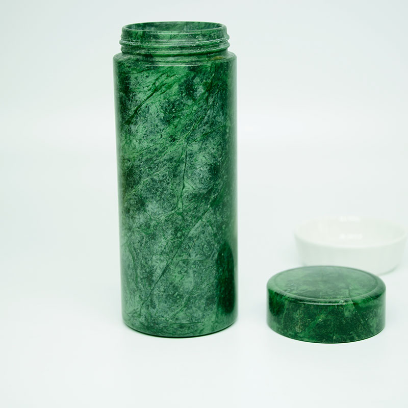 Yao Wangshi tibetan jadeカップ、天然ティーカップ、カンフーティーセット、中国のコートスタイル