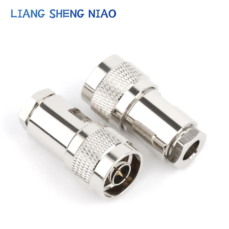 Conector macho de montaje de cobre puro tipo N macho 5D-FB, 50-3-5-7-9N, NJ-7 macho, conector NJ, L16-J