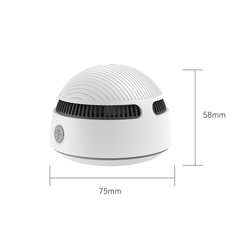 XUK Smoke detector fire alarm detector Independent smoke alarm sensor for home office etc Security photoelectric smoke alarm