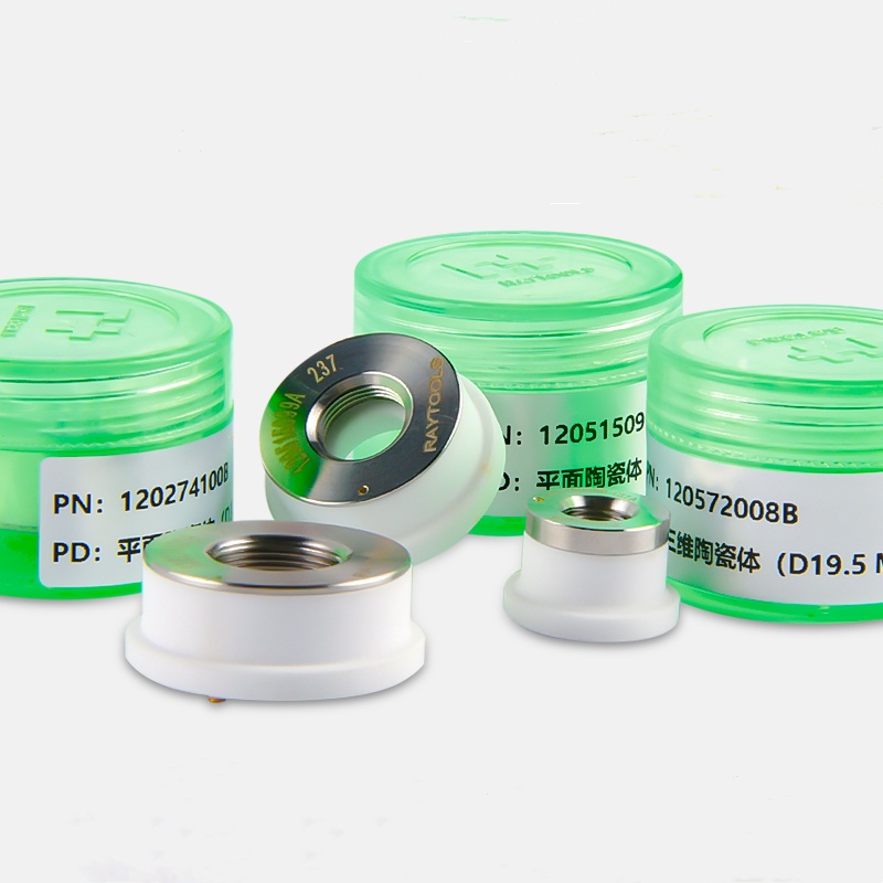 Original Raytools Ceramic Laser Ring Diameter 28 32mm M11 M14 Ceramic Nozzle Holder Raytools BT240 BT230 BM110 114 1202740001