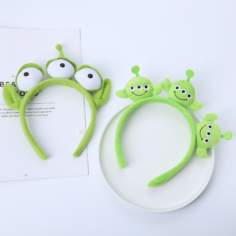 Disney Pixar Toy Story Alien Plüsch Stirnband Anime Figur Cosplay Alien Haar Zubehör Haar Hoop Haarband Cartoon Kinder Geschenk