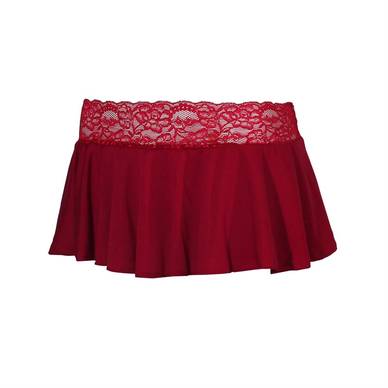 Minifaldas de encaje para mujer, Falda corta Sexy de Color sólido para verano, Falda ultracorta Sexy, faldas de encaje para fiesta, nueva moda 2024