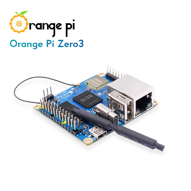 Orange Pi Zero 3 1GB 2GB 4GB RAM DDR4 Allwinner H618 WiFi Bluetooth Mini PC Zero3 Placa de desarrollo SBC ordenador de placa única