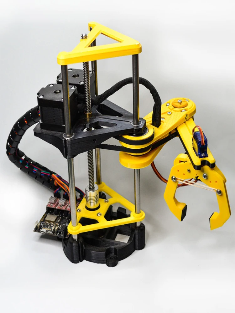 Multi Axis Scara Robot Arm 3D Printing Manipulator Model for Arduino Robot DIY Kit with Stepper Motor Claw Pyhton Programmable
