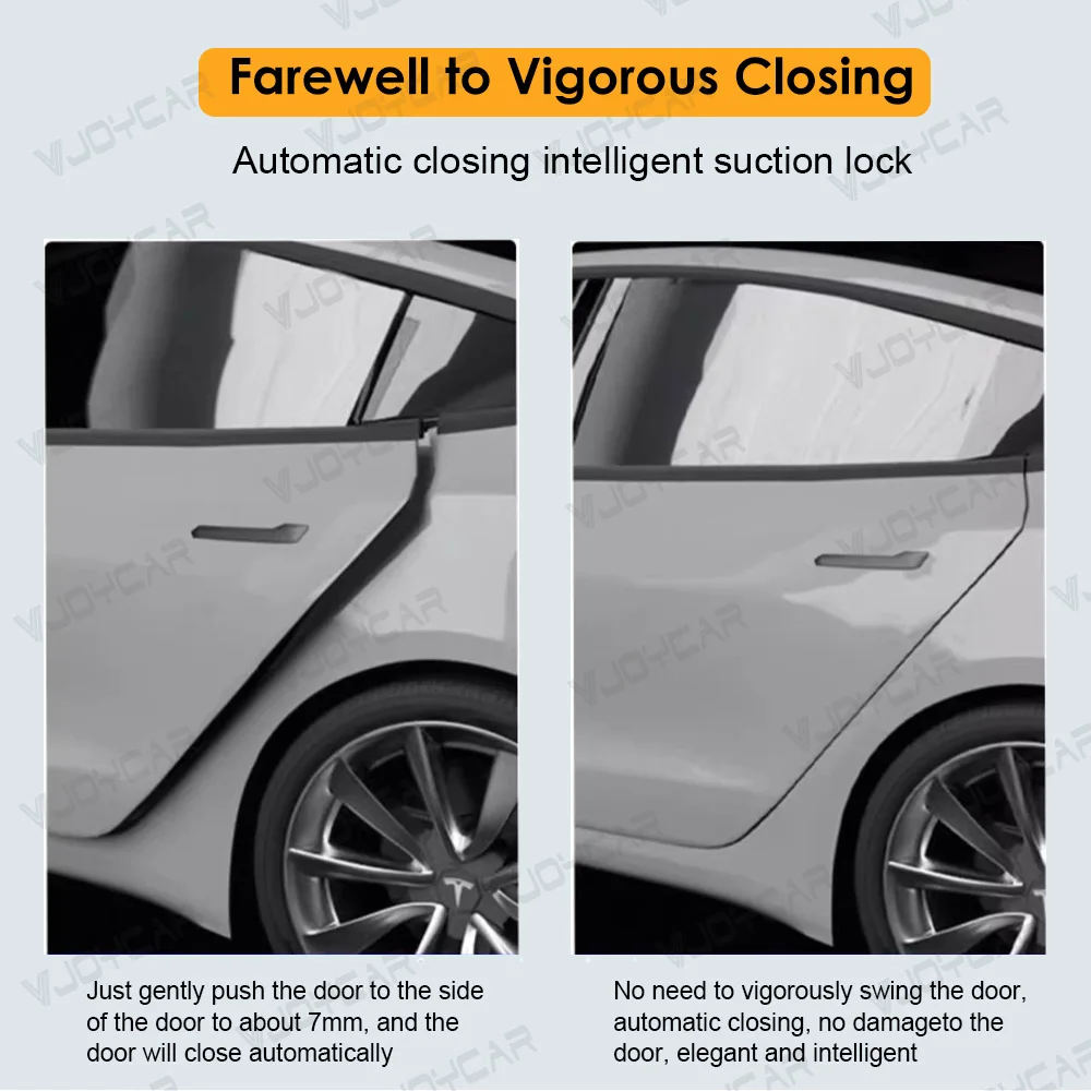 for Tesla Model Y 3 Soft Closing Model 3 Highland Soft Close Smart Auto Electric Suction Door Closing Opening High Anti-Pinch