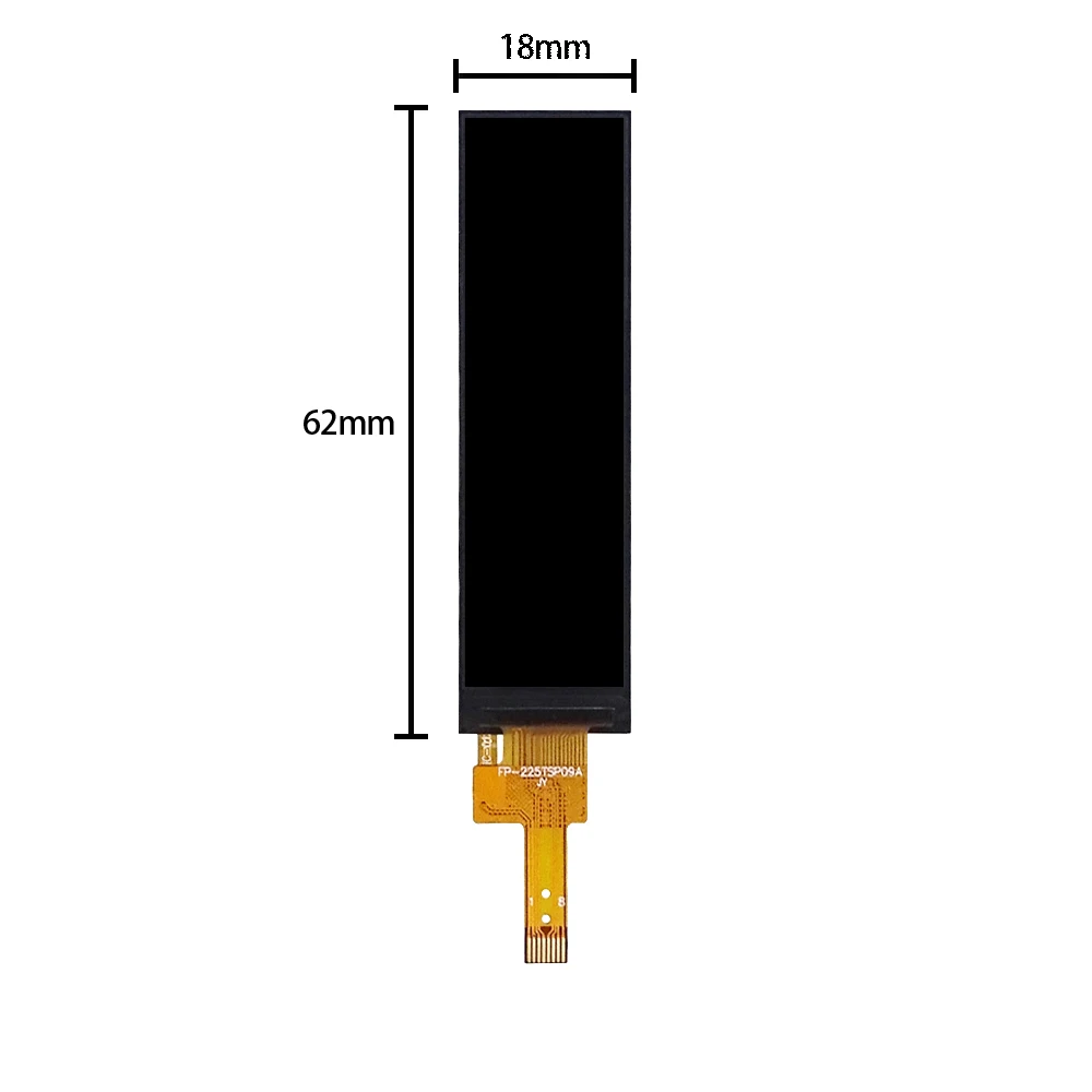 2.25 inch TFT LCD display screen LCD screen 76x284 long strip screen ST7789 driver serial port screen color screen