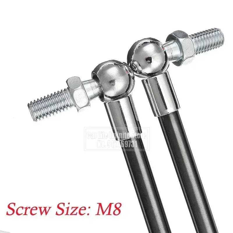 2 個ガススプリング 300N 300/350/400/450/500/600 ミリメートルショックアブソーバー油圧リフトサポートストラットバーバス RV ベッド車の家具