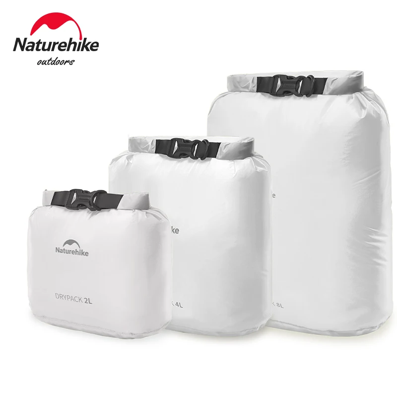 Компрессионная сумка Naturehike 2 л/4 л/8 л, водонепроницаемая сухая сумка для плавания, маленькая легкая сухая сумка для каякинга, рыбалки, рафтинга