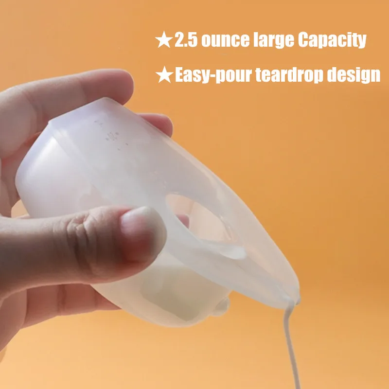 Collector Safe Silikon Tragbare Milch 1pc Neue 70ml Große Kapazität Baby Stillen Milch Saver Wiederverwendbare Auslaufsichere Stillbecher