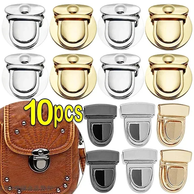 5/10 Stück Metallschlösser, Taschenverschluss, Fangschnallen für Handtaschen, Geldbörsen, Tragetaschenverschlüsse, Schnappverschlüsse, DIY-Handwerk, Hardware, Taschenzubehör