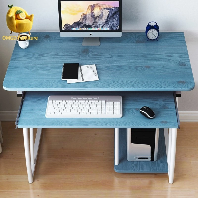 Mesa de computador OMGD Mesa de estudo simples para casa Escritura simples Escritório SubHome Camping