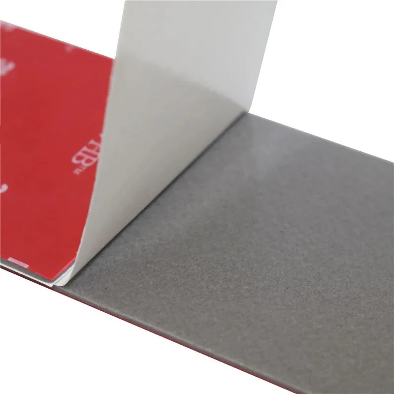 5 /10/15 Gray Tape Rubber Foam Double-sided Adhesive Strong Sticking Surface Red Gray Bottom Office Stationery Tape 84*53*1.15mm