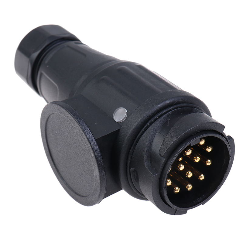 1pc 12V 13 Pin Anhänger Stecker Wasserdicht Anhänger 13 Pole Elektrische Stecker Verdrahtung Stecker Adapter Anhänger Für fahrzeug RV