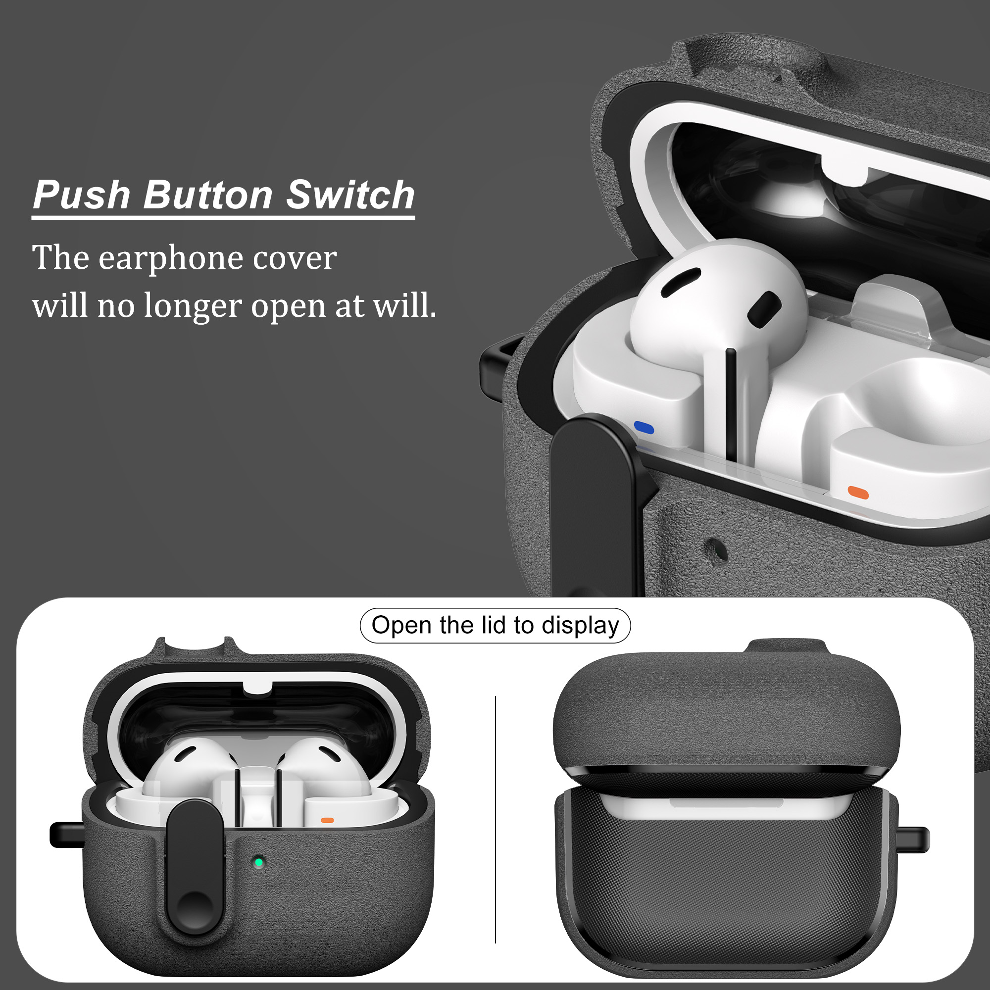 Schutzhülle für Samsung Galaxy Buds3 Pro / Galaxy Buds3. Kratzfeste Schutzhülle für Galaxy Buds 3 / Buds3 Pro Hülle