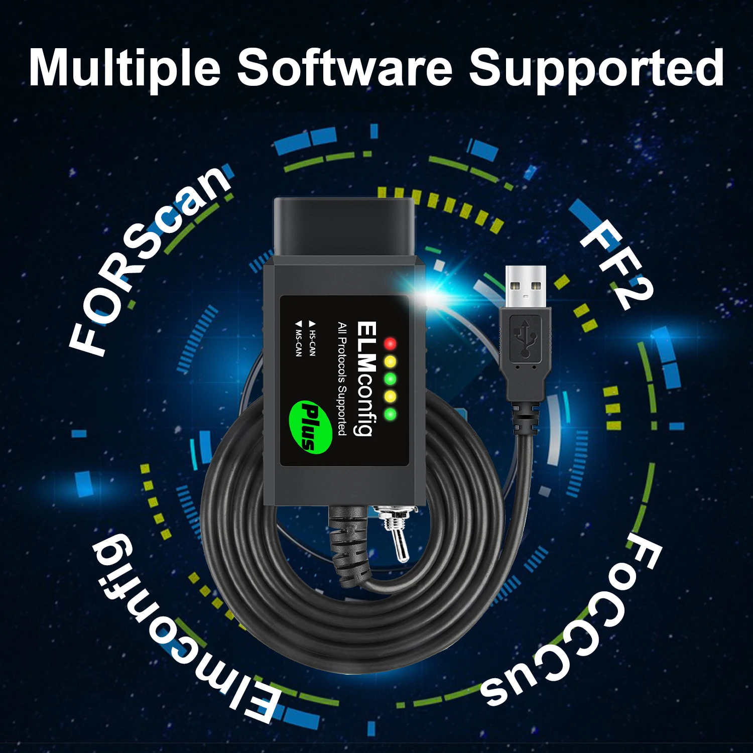 Para ford forscan usb obd2 elm327 v1.5 com interruptor ch340 pic18f25k80 chip forscan foccus hs pode e ms pode ferramenta de diagnóstico do carro