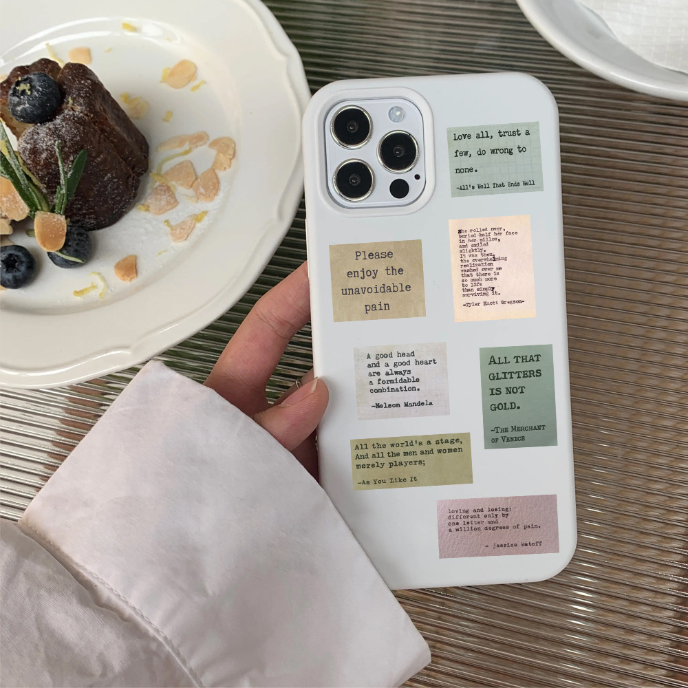 10/30/60Pcs Retro ที่มีชื่อเสียงพูดกันน้ําสติกเกอร์ตกแต่งเด็กกระเป๋าเดินทางถ้วยแล็ปท็อปโทรศัพท์สเก็ตบอร์ดสมุดภาพความงาม