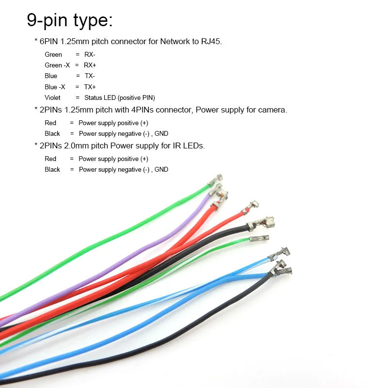 15V 9pin RJ45 สายเคเบิลเครือข่าย POE พอร์ตเครือข่าย DC หญิงสายไฟเชื่อมต่อสายเคเบิลสําหรับกล้อง IP การตรวจสอบสาย IP w1