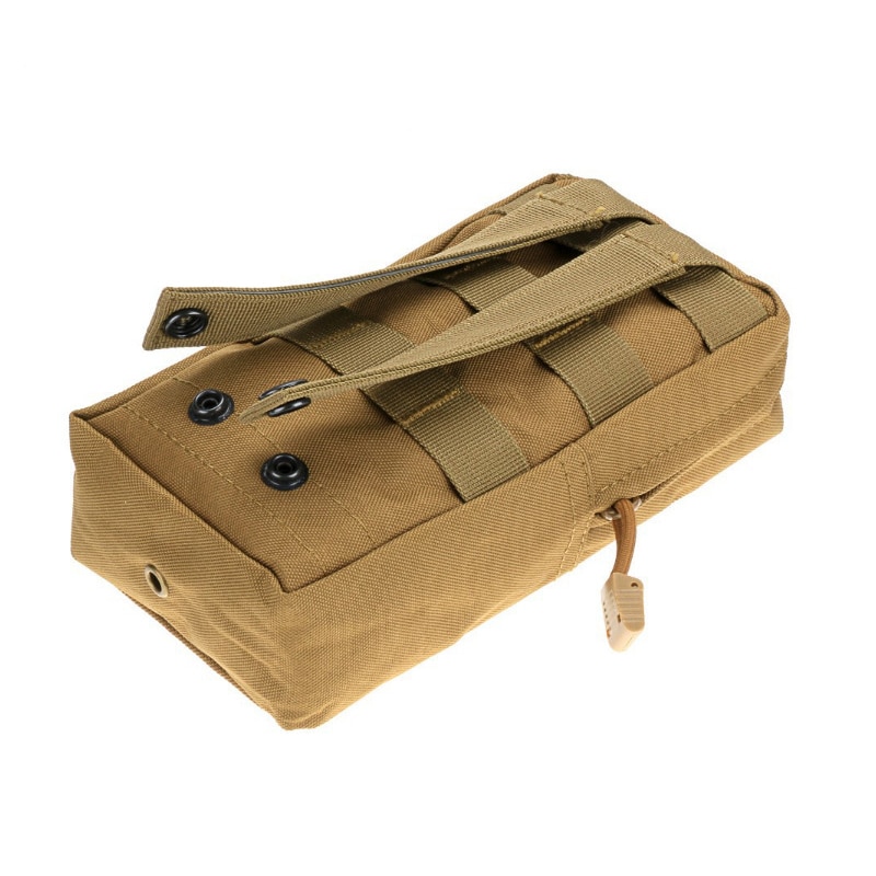Outdoor Tactische Molle Heuptas 600d Oxford Khaki Opslag Heuptasje Voor Jacht Rugzak Tactische Vest Bevestiging