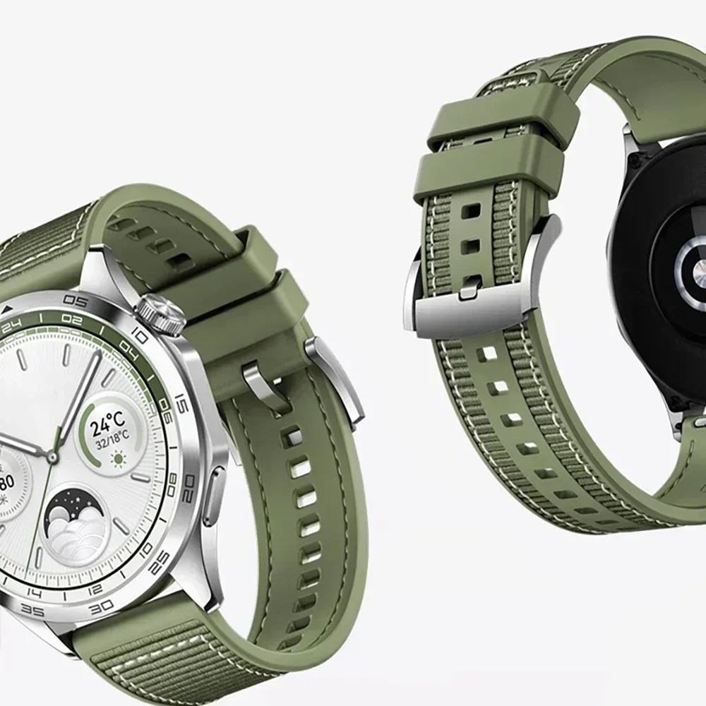 22mm tecido trança cinto pulseira oficial para huawei relógio gt4 banda pulseira para huawei watch4 gt3 pro pulseira