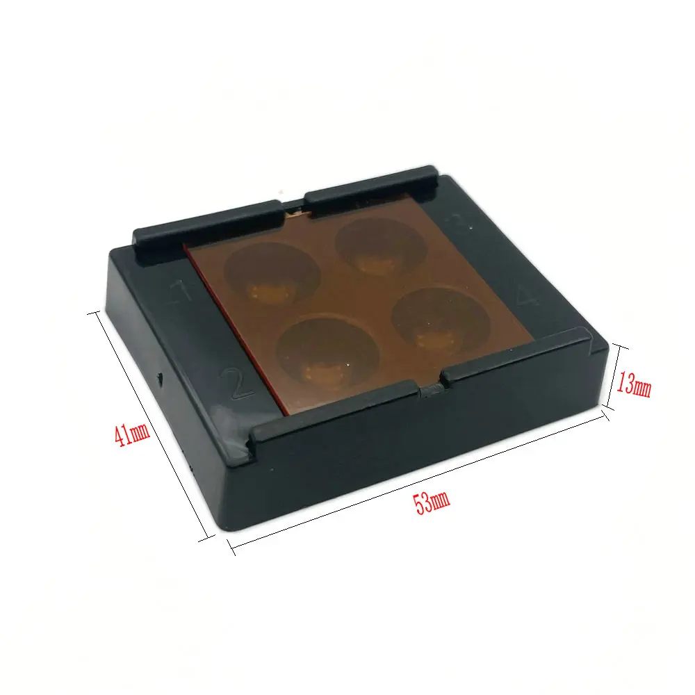 4 หลุม/8 หลุมทันตกรรมวีเนียร์กล่องเก็บฟัน Patch แรเงา Light Storage Case ฟันปลอม Retainer Molar กล่อง