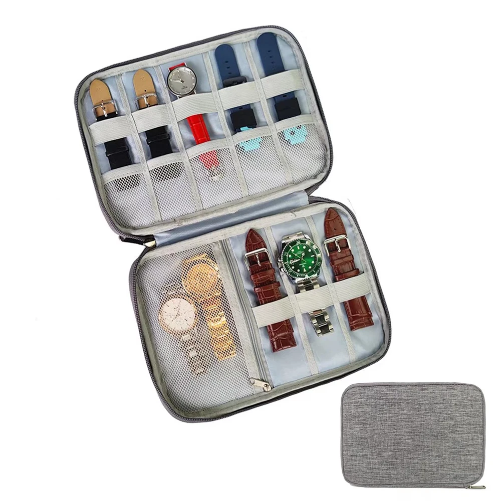 1pc Uhr Band Lagerung Fall Tragbare Uhr Band Organizer Wasserdichte Reise Veranstalter Tasche für Uhr Band Kabel Kopfhörer