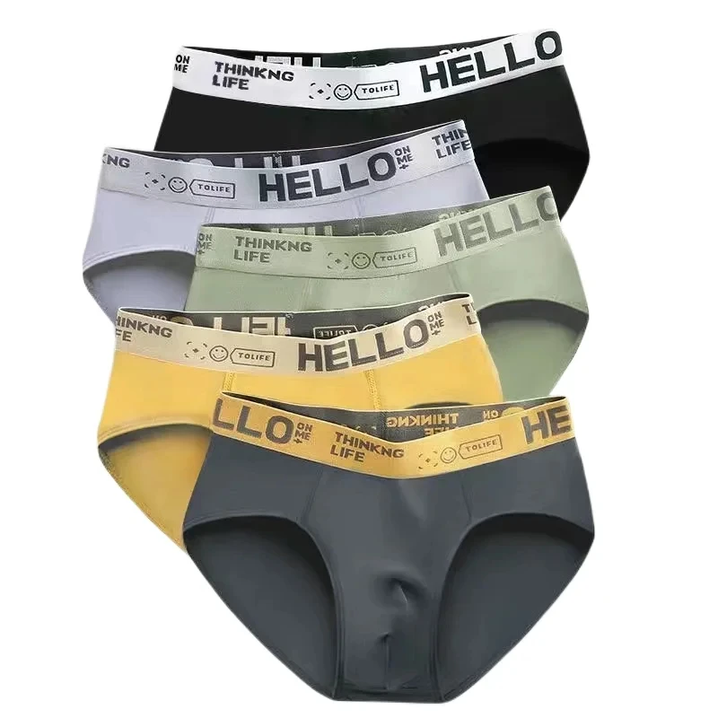 4 unids/lote de calzoncillos Para Hombre, ropa interior Para Hombre, pantalones cortos sexis, bragas Para Hombre, calzoncillos elásticos transpirables Para Hombres de gran tamaño