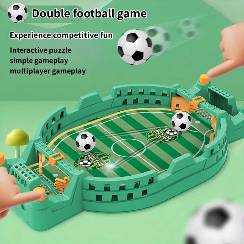 1pc Interactief tafelvoetbalspel Tafelvoetbal Dubbele gevechtstafel Interactief puzzelbordspel