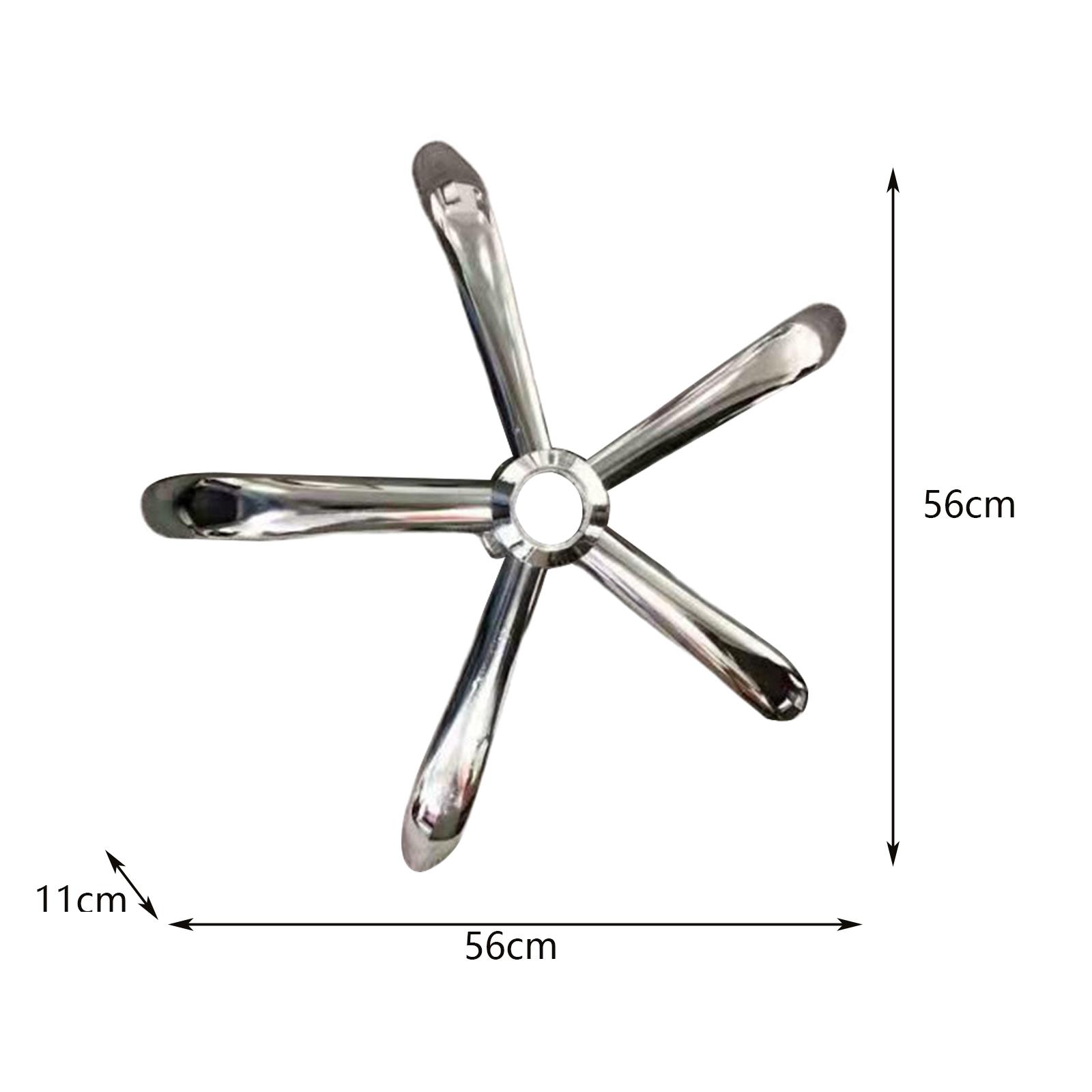 Chaises de bureau Base de chaise pieds pivotant chaise de jeu partie inférieure chaises jambe renforcée Base de chaise pivotante pour chaise de bureau accessoires