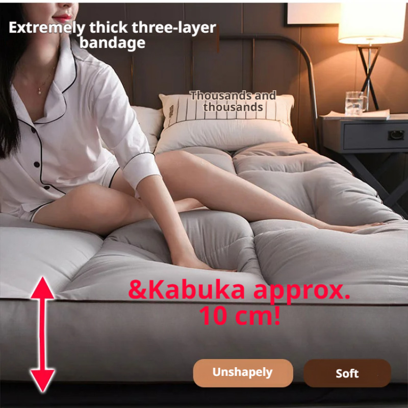 Studenci Dormitorium Materac puchowy zagęszczony domowy łóżko pojedyncze podwójne składane miękkie maty Hotel specjalna poduszka kołdra Materac Tatami