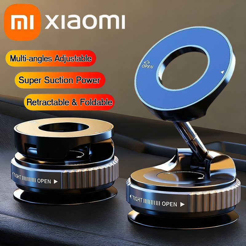 Магнитный вакуумный кронштейн для телефона Xiaomi 360° °   Регулируемый держатель, прочная присоска, навигационный дизайн, подставка-держатель для автомобиля, универсальный