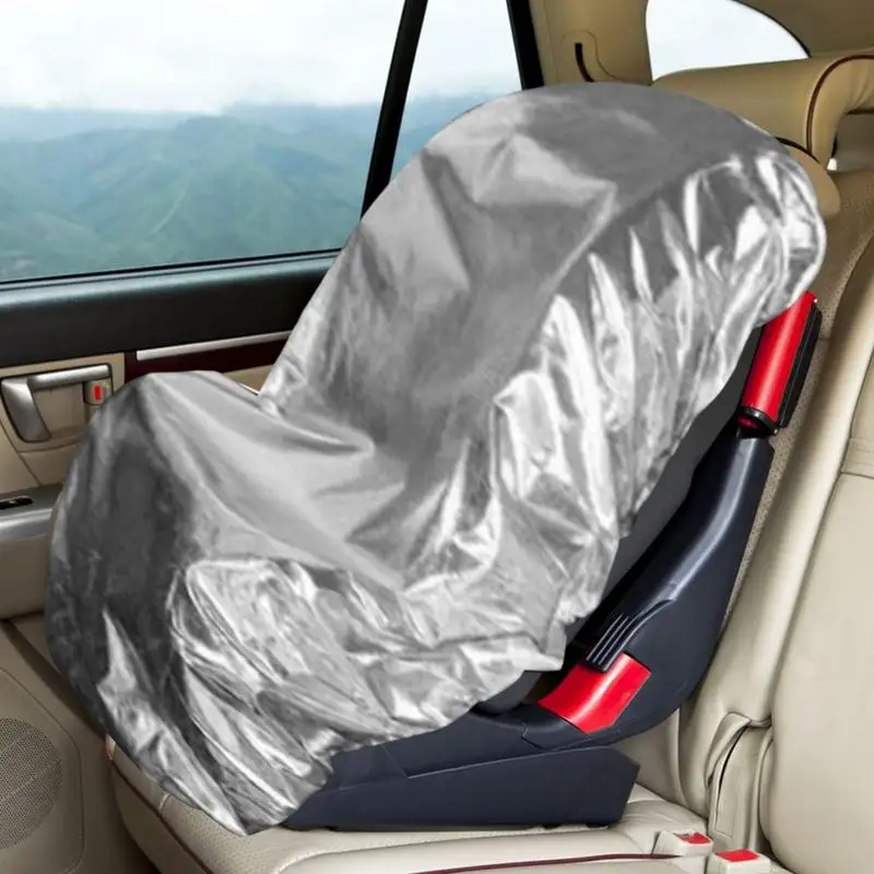 Funda reflectante para asiento de coche de bebé, cubierta elástica para asiento de bebé, refrigeración portátil, calor