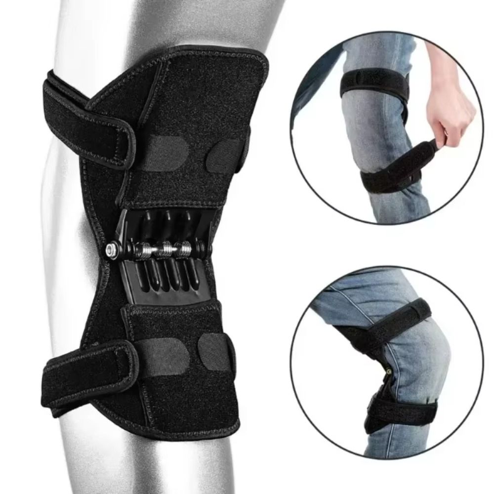 1/2PCS Rebound Lente Kniebescherming Boosters Antislip Ademend Ondersteuning Kniebeschermers Vaste Booster Knie Mouw Sport